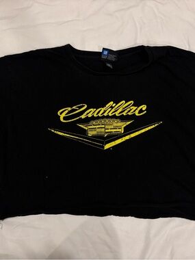 Vintage Cadillac Black/Yellow Graphic Tee
